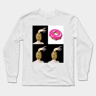 WITCHES LOVE DOUGHNUTS!! (2) - Halloween Witch Hand | Witch Mask | Halloween Costume | Funny Halloween Long Sleeve T-Shirt